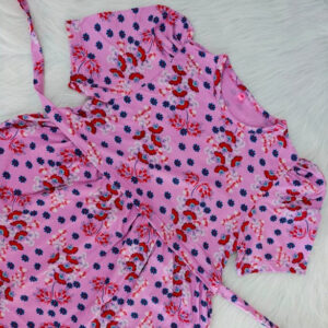 Pink color Maternity Nighty