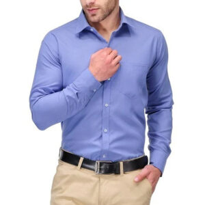 Plain Mens Cotton Formal Shirt M Size